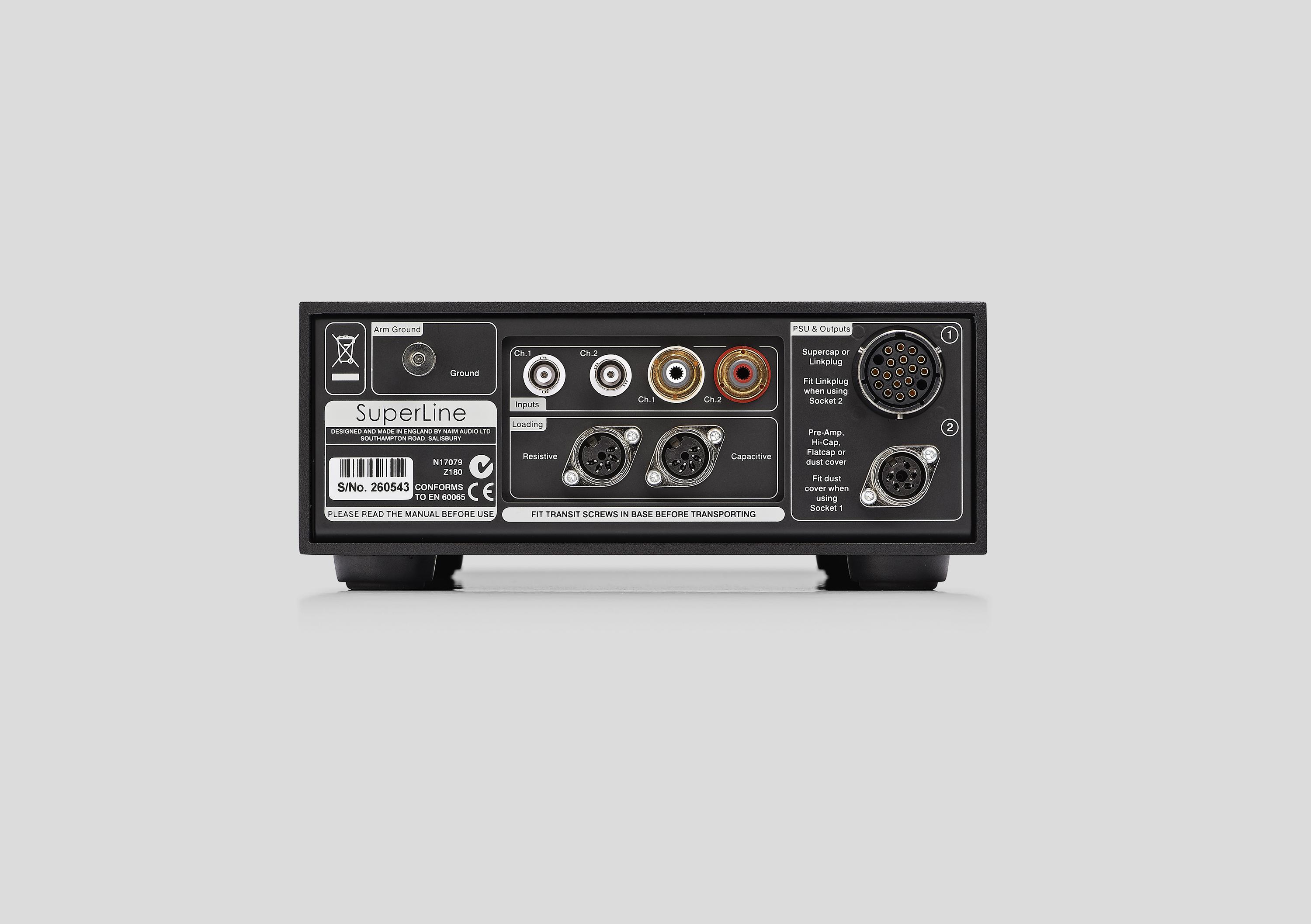 SuperLine Phonostage - Rear View